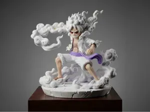 ONE PIECE LUFFY GEAR 5 COMBAT MODE DESKTOP STATUE