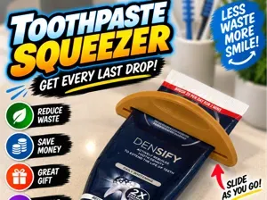 Toothpaste Tube Squeezer – No-Waste Tube Roller