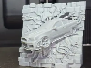 Nissan gtr - 3d plaque