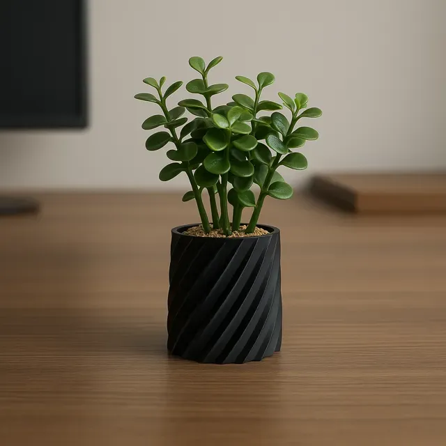 Sleek vase compatible with most small flowers — Фото 3 из 3