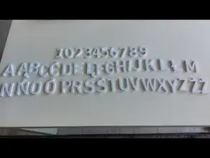 Polish Alphabet with numbers for kids