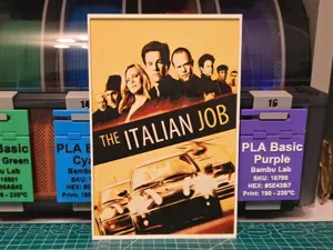 The Italian Job (2003) Movie Poster - Hueforge Art