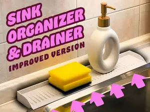 Sponge & Soap Holder/Sink Organizer and Drainer v2