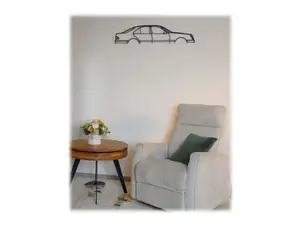 Classic Mercedes W210 Wall Art