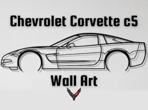 Chevrolet Corvette c5 Wall Art