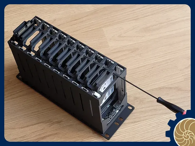 10 inch Rack 2U: 10x 2.5 inch HDD/SSD - HOT SWAP ! — Image 11 of 17