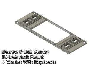 10-inch Rack Mount for Elecrow 5-inch display