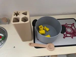 Montessori twist fidget Pasta Sorter Kids Kitchen