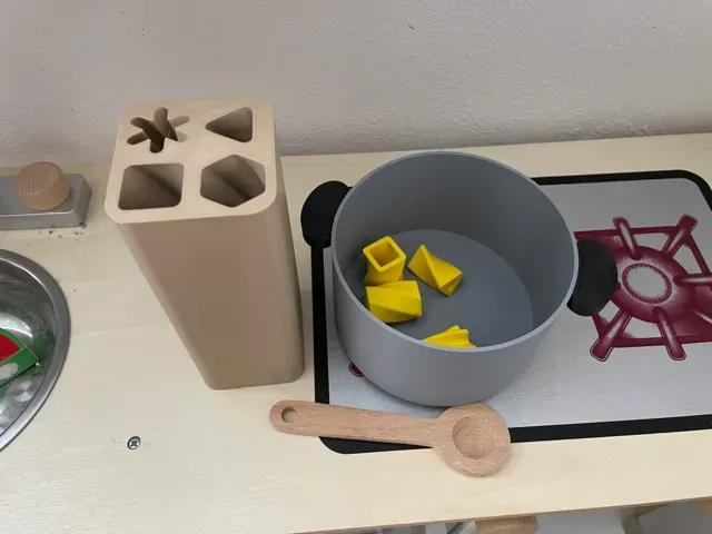 Montessori twist fidget Pasta Sorter Kids Kitchen