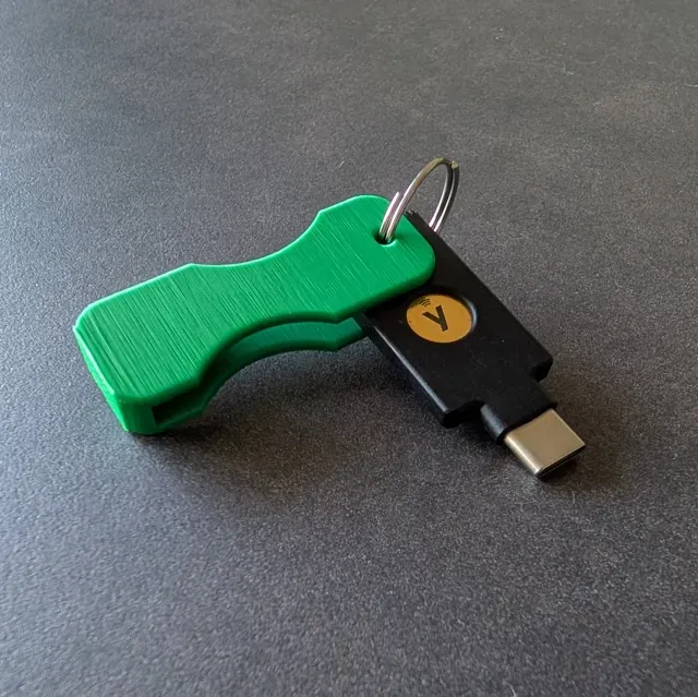 YubiKey 5C NFC (USB-C) Key Ring Case
