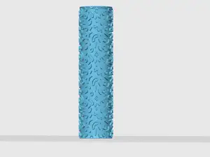 Retro 90s Shapes Embossed Texture Roller