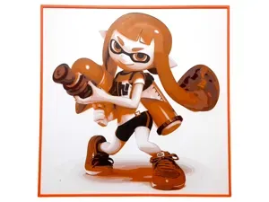 Splatoon Inkling Girl Hueforge Orange Nintendo
