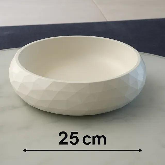 Geometric Entrance Bowl Modern Matte Black Design — Фото 4 из 6