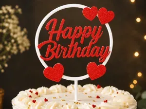 Happy Birthday Cake Topper