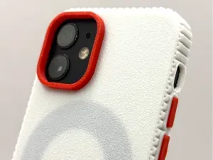 iPhone 12mini Zigzag Case Customizable Button
