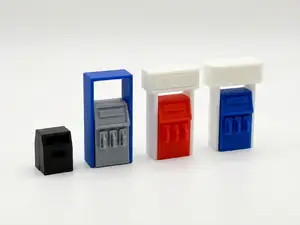 1/64 Gas Pump and Bin Models