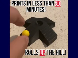 Pocket Sized Anti-Gravity Cross Shaped Illusion