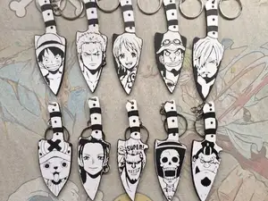 ONE PIECE: portachiavi Manga-cut design series