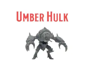 DnD TTRPG Umber Hulk Miniature