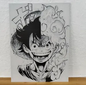 Hueforge Luffy two faces