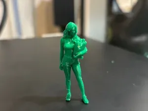 diorama miniature - grocery lady