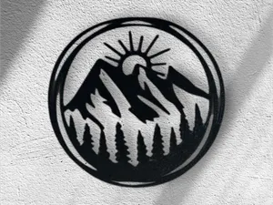 Mountain Sunrise Wall Decoration