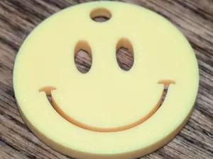 Smiley Face Keychain