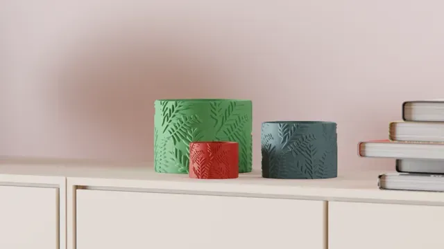 Plant Pot. Fern Leaf Pattern Planter — Фото 4 из 8