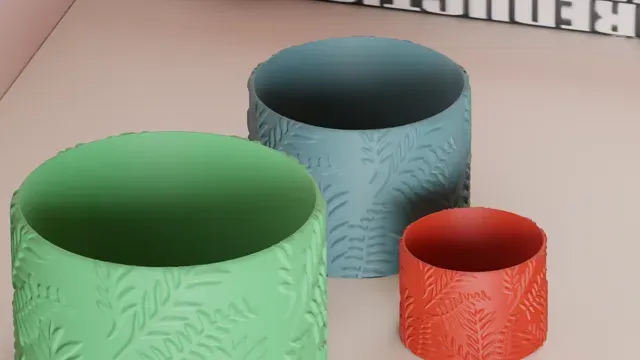 Plant Pot. Fern Leaf Pattern Planter — Фото 7 из 8