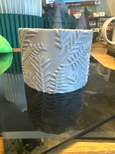 Plant Pot. Fern Leaf Pattern Planter — Фото 8 из 8