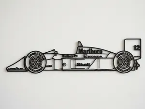 McLaren MP4/4 Ayrton Senna Formula 1 Wall Art