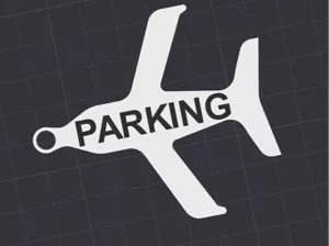 Airplane Keychain
