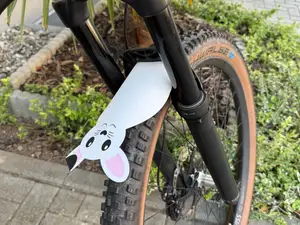 Hoppy Trails - Easter Bunny Mudguard for Your MTB
