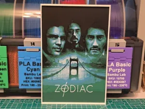 Zodiac Movie Poster - Hueforge Art