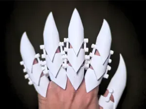 Articulated Finger Claw|Print-in-Place|No Assembly