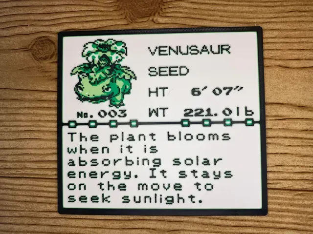 Pokemon Pokedex Bulbasaur Ivysaur Venusaur. — Image 5 of 5