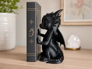 Baby Dragon Book Holder - Decorative Book Nook