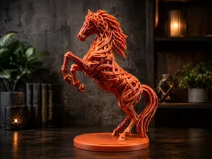 Modern Rearing Horse
