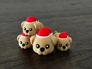 Christmas Dog articulated