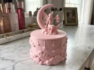 Crescent Moon Fairy Trinket Box & Jewelry Storage