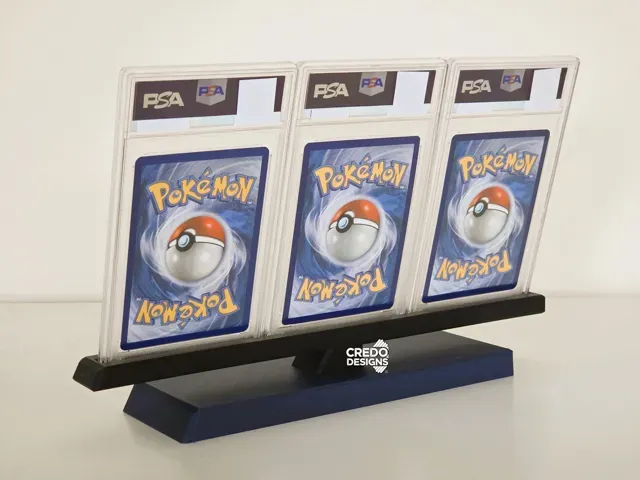 Minimal Triple Pokémon PSA Slab Display Stand — Фото 4 из 4
