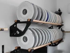 Topology Optimized Filament Spool Shelf Rack
