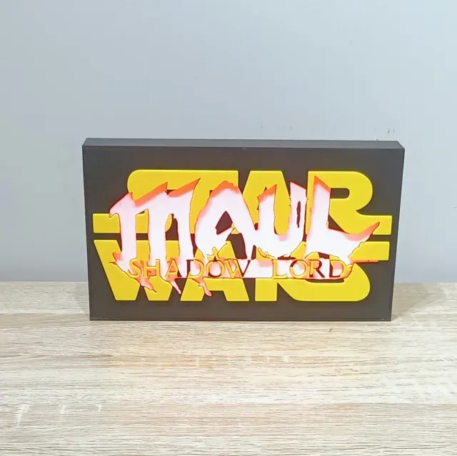 Star Wars Maul Shadow Lord WLED Lightbox — Image 4 of 10