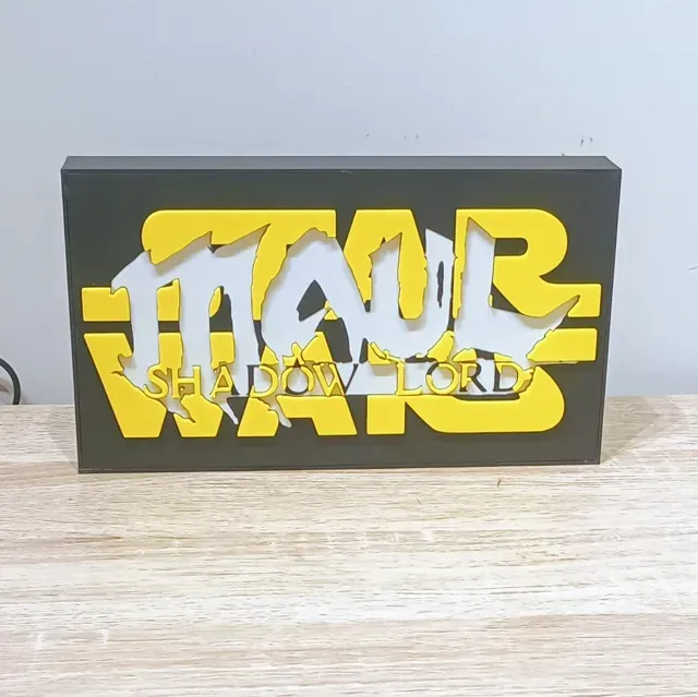 Star Wars Maul Shadow Lord WLED Lightbox — Image 7 of 10