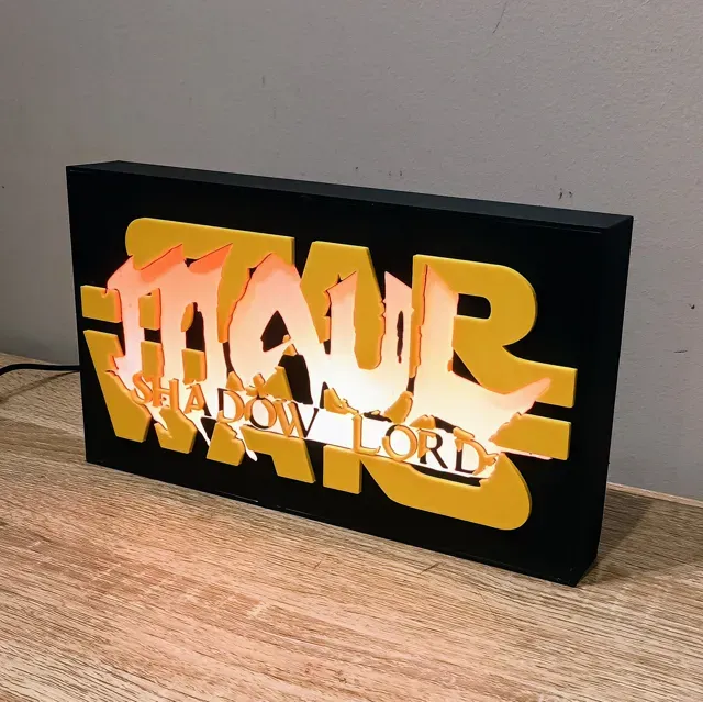 Star Wars Maul Shadow Lord WLED Lightbox — Image 9 of 10