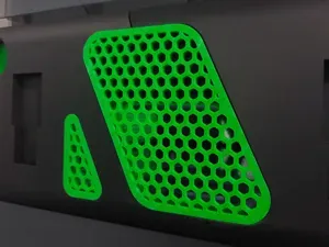 Honeycomb Side Panels for AMS Riser V2 by maCyo42