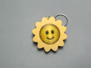 太阳花钥匙扣灯