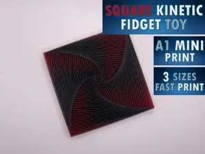 Kinetic Square Sensory Fidget Toy - SATISFYING