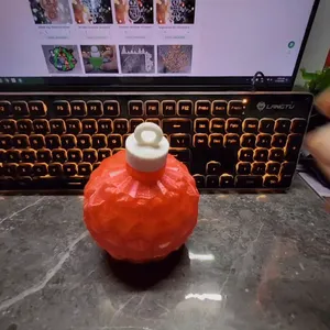 Christmas Surprise Ornament Ball Container