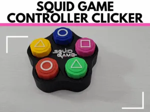 Squid Game Controller Keyboard Fidget Clicker